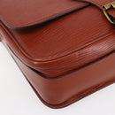 LOUIS VUITTON Epi Cartouchiere MM Shoulder Bag Brown M52243 LV Auth gh1330-15