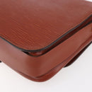 LOUIS VUITTON Epi Cartouchiere MM Shoulder Bag Brown M52243 LV Auth gh1330-16