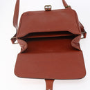 LOUIS VUITTON Epi Cartouchiere MM Shoulder Bag Brown M52243 LV Auth gh1330-18