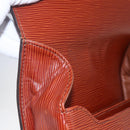 LOUIS VUITTON Epi Cartouchiere MM Shoulder Bag Brown M52243 LV Auth gh1330-10