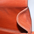 LOUIS VUITTON Epi Cartouchiere MM Shoulder Bag Brown M52243 LV Auth gh1330-19