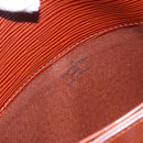 LOUIS VUITTON Epi Cartouchiere MM Shoulder Bag Brown M52243 LV Auth gh1330-20