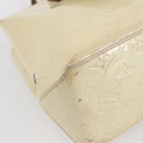 LOUIS VUITTON Monogram Vernis Reade PM Hand Bag Perle M91336 LV Auth gh1333-17