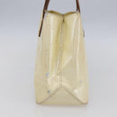 LOUIS VUITTON Monogram Vernis Reade PM Hand Bag Perle M91336 LV Auth gh1333-3