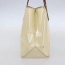 LOUIS VUITTON Monogram Vernis Reade PM Hand Bag Perle M91336 LV Auth gh1333-4
