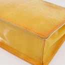 LOUIS VUITTON Monogram Vernis Spring Street Bag Lime Yellow M91068 Auth gh1336-16