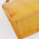 LOUIS VUITTON Monogram Vernis Spring Street Bag Lime Yellow M91068 Auth gh1336-17