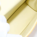 LOUIS VUITTON Monogram Vernis Spring Street Bag Lime Yellow M91068 Auth gh1336-11