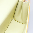 LOUIS VUITTON Monogram Vernis Spring Street Bag Lime Yellow M91068 Auth gh1336-20