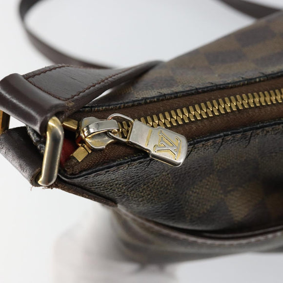 LOUIS VUITTON Damier Ebene Bloomsbury PM Shoulder Bag N42251 LV Auth gh1337