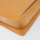 LOUIS VUITTON Monogram Vernis Motto Pouch Marshmallow Pink M91312 LV Auth gh1342-14