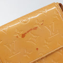 LOUIS VUITTON Monogram Vernis Motto Pouch Marshmallow Pink M91312 LV Auth gh1342-9