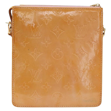 LOUIS VUITTON Monogram Vernis Motto Pouch Marshmallow Pink M91312 LV Auth gh1342 - 0