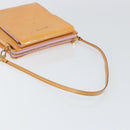 LOUIS VUITTON Monogram Vernis Motto Pouch Marshmallow Pink M91312 LV Auth gh1342-7