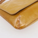 LOUIS VUITTON Monogram Vernis Thompson Street Bag Beige M91301 LV Auth gh1343-14