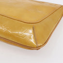 LOUIS VUITTON Monogram Vernis Thompson Street Bag Beige M91301 LV Auth gh1343-15