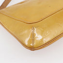 LOUIS VUITTON Monogram Vernis Thompson Street Bag Beige M91301 LV Auth gh1343-16