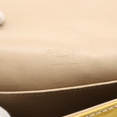LOUIS VUITTON Monogram Vernis Thompson Street Bag Beige M91301 LV Auth gh1343-10