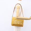 LOUIS VUITTON Monogram Vernis Thompson Street Bag Beige M91301 LV Auth gh1343-20
