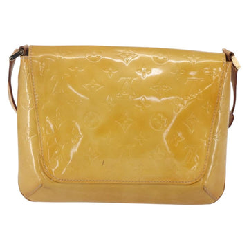 LOUIS VUITTON Monogram Vernis Thompson Street Bag Beige M91301 LV Auth gh1343 - 0