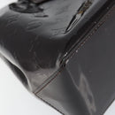 LOUIS VUITTON Monogram Vernis Wilshire PM Hand Bag Amarante M93641 Auth gh1345-11