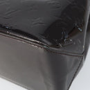 LOUIS VUITTON Monogram Vernis Wilshire PM Hand Bag Amarante M93641 Auth gh1345-12