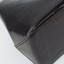 LOUIS VUITTON Monogram Vernis Wilshire PM Hand Bag Amarante M93641 Auth gh1345-13