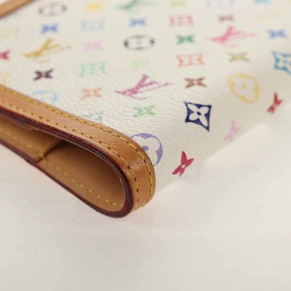 LOUIS VUITTON Multicolor Agenda PM Day Planner Cover White R21074 Auth gh1347V