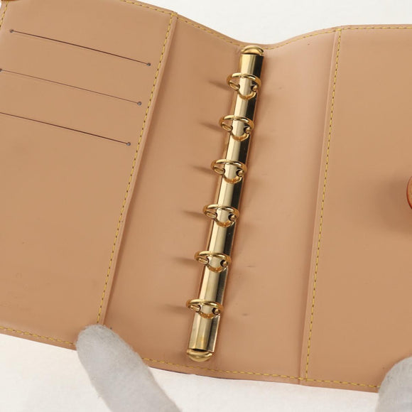 LOUIS VUITTON Multicolor Agenda PM Day Planner Cover White R21074 Auth gh1347V