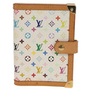 LOUIS VUITTON Multicolor Agenda PM Day Planner Cover White R21074 Auth gh1347V-13