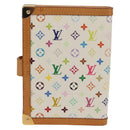 LOUIS VUITTON Multicolor Agenda PM Day Planner Cover White R21074 Auth gh1347V-2