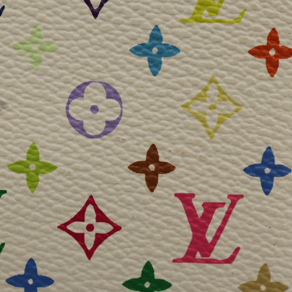 LOUIS VUITTON Multicolor Agenda PM Day Planner Cover White R21074 Auth gh1347V