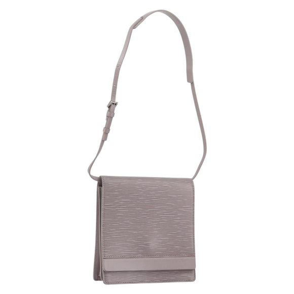 LOUIS VUITTON Epi Biarritz Shoulder Bag Lilac M5293B LV Auth gh1348