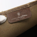 GUCCI GG Supreme Web Sherry Line Tote Bag PVC Beige Gold 39 02 003 Auth gh1349-10