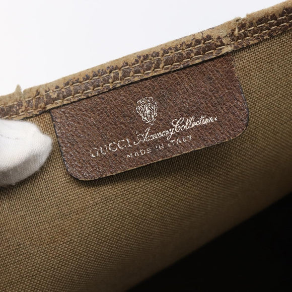 GUCCI GG Supreme Web Sherry Line Tote Bag PVC Beige Gold 39 02 003 Auth gh1349