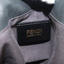 FENDI Tote Bag Leather Black Gold Auth gh135-15
