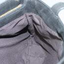 FENDI Tote Bag Leather Black Gold Auth gh135-21