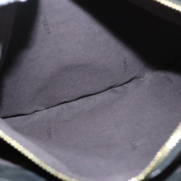 FENDI Tote Bag Leather Black Gold Auth gh135