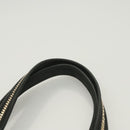 FENDI Tote Bag Leather Black Gold Auth gh135-8