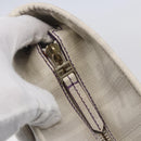 FENDI Zucca Canvas Tote Bag White Gold Auth gh1350-10