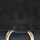 Chloe Fay Shoulder Bag Suede Leather Green Gold Auth gh1351-17