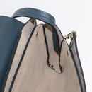 Chloe Fay Shoulder Bag Suede Leather Green Gold Auth gh1351-21