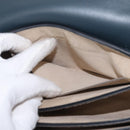 Chloe Fay Shoulder Bag Suede Leather Green Gold Auth gh1351-24