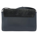 Chloe Fay Shoulder Bag Suede Leather Green Gold Auth gh1351-2