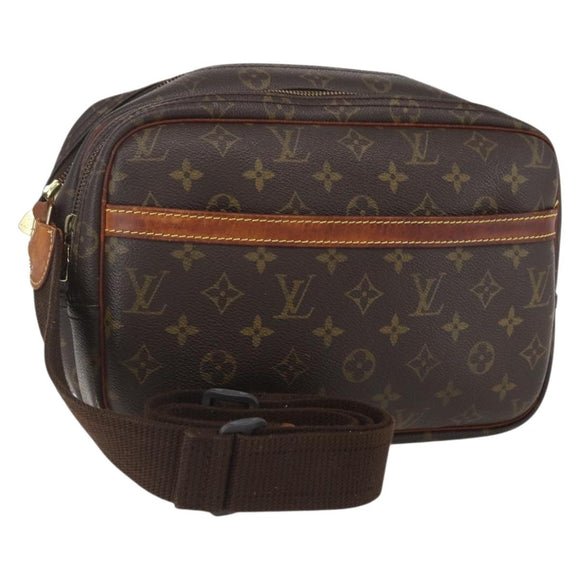 LOUIS VUITTON Monogram Reporter PM Shoulder Bag M45254 LV Auth gh1358