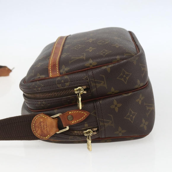 LOUIS VUITTON Monogram Reporter PM Shoulder Bag M45254 LV Auth gh1358