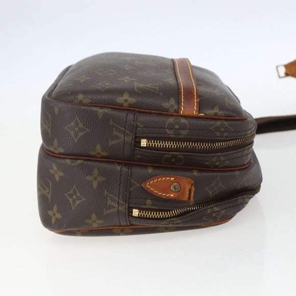 LOUIS VUITTON Monogram Reporter PM Shoulder Bag M45254 LV Auth gh1358