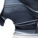 Christian Dior Chain Diomara Shoulder Bag Enamel Silver Auth gh136-20