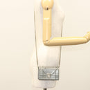 Christian Dior Chain Diomara Shoulder Bag Enamel Silver Auth gh136-22