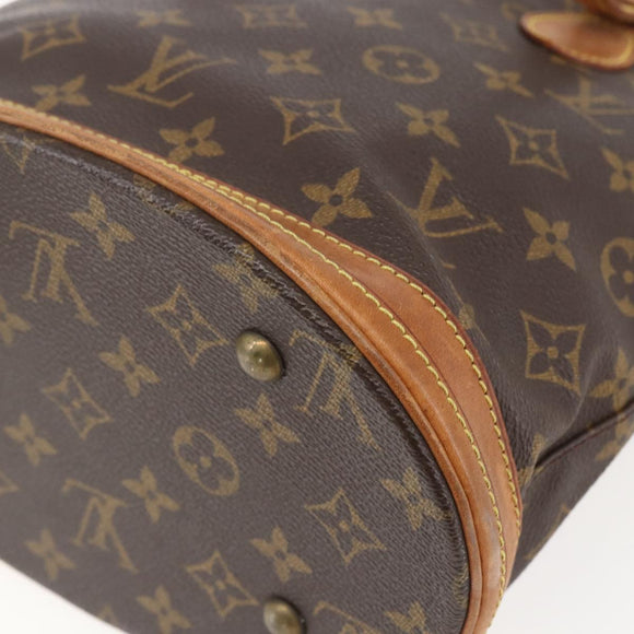 LOUIS VUITTON Monogram Bucket PM Shoulder Bag M42238 LV Auth gh1364
